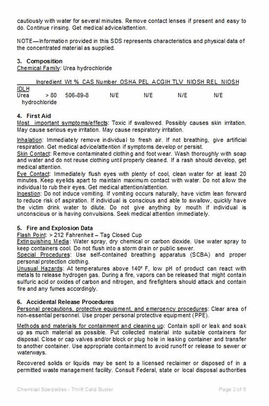 Calcibuster data sheet 2