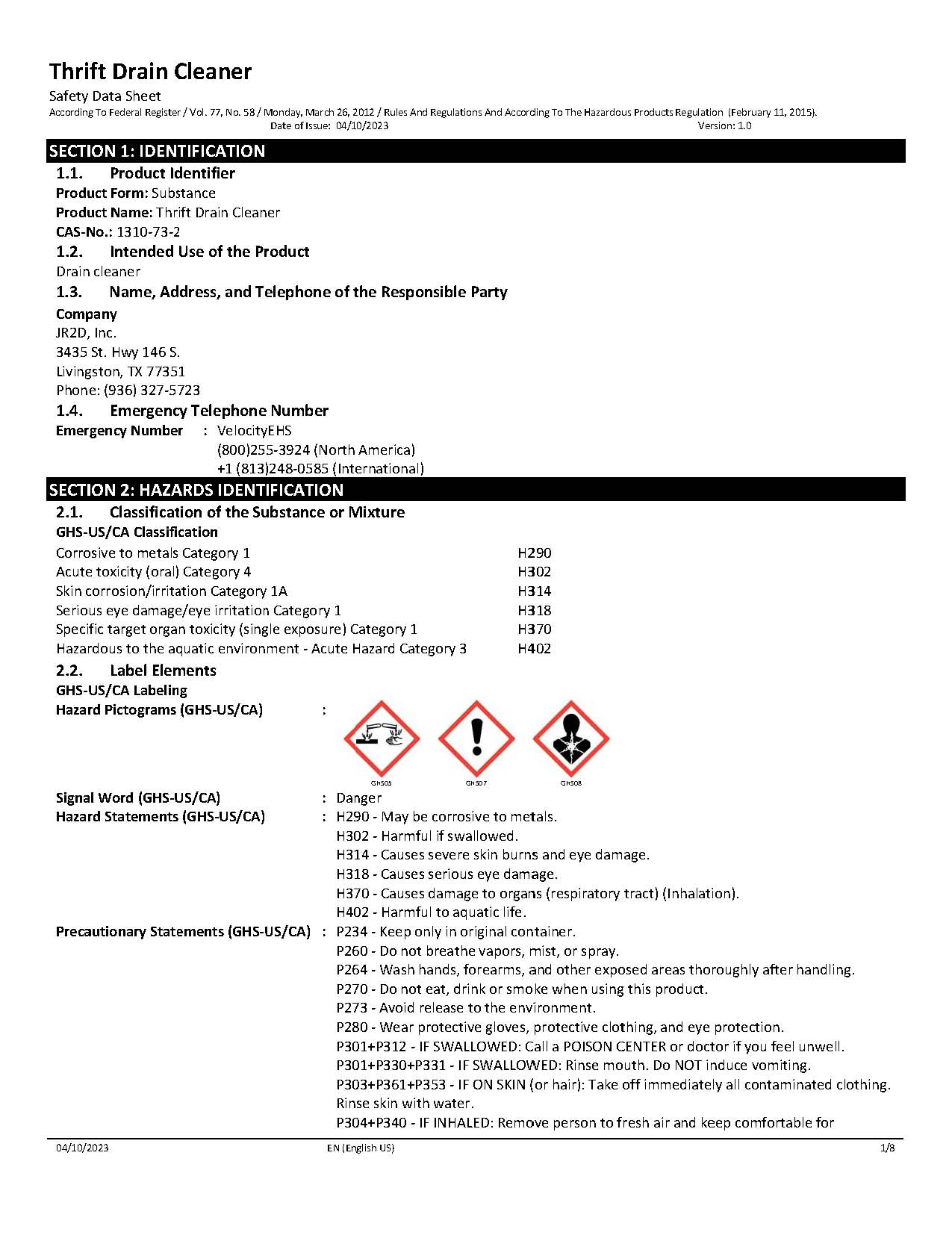 MSDS-01