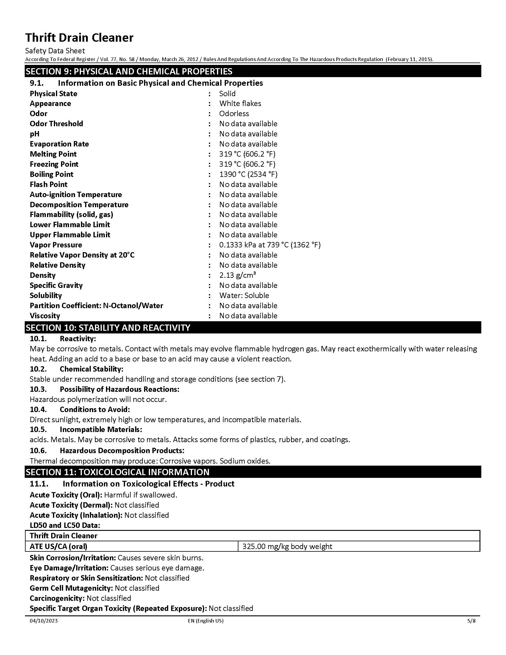 MSDS-05