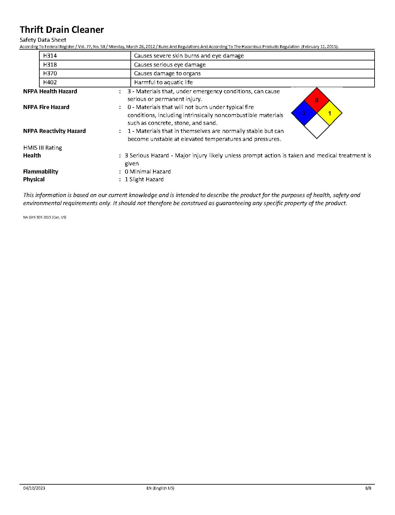 MSDS-08